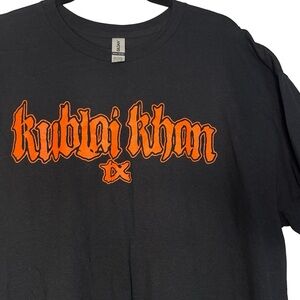 Kublai Khan - “He Wrote Antpile” limited drop benefit band T-shirt (XL)